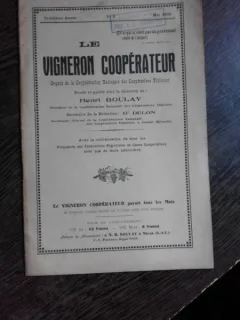 REVISTA VIGNEROM COOPERATEUR NR.5/1935  (TEXT IN LIMBA FRANCEZA)