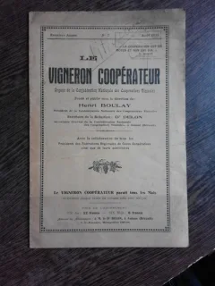 REVISTA VIGNEROM COOPERATEUR NR.7/1933  (TEXT IN LIMBA FRANCEZA)