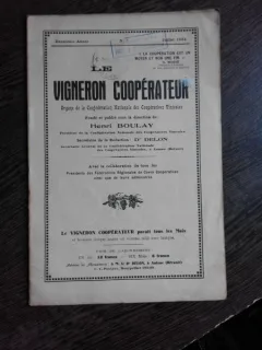 REVISTA VIGNEROM COOPERATEUR NR.7/1934  (TEXT IN LIMBA FRANCEZA)