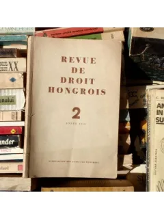 Revue de droit hongrois 2 , 1960