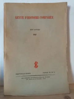 Revue D'Histoire Comparee. XXV Annee.