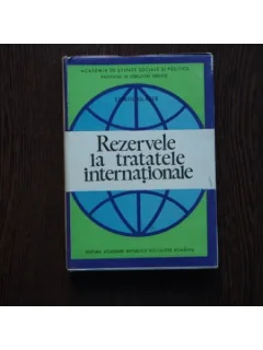 Rezervele la tratatele internationale , Edwin Glaser , 1971
