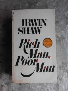 RICH MAN, POOR MAN - IRWIN SHAW  (CARTE IN LIMBA ENGLEZA)