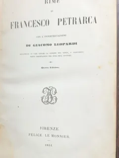 Rime (Versuri- carte in italiana) - Francesco Petrarca