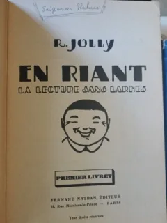 En Riant La Lecture Sans Larmes - cours preparatorie - R. Jolly