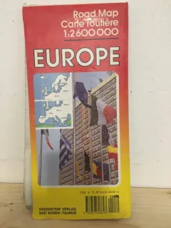 Road Map - Carte Routiere - Europe
