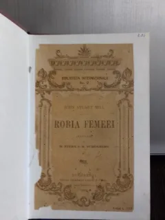 ROBIA FEMEEI - JOHN STUART MILL