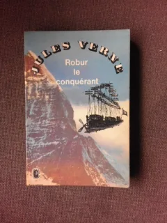 ROBUR LE CONQUERANT - JULES VERNE  (CARTE IN LIMBA FRANCEZA)