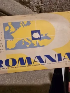 Romania Map for Motortorists / Automobilkarte / Carte Routiere / Karta dlya Avtoturista.