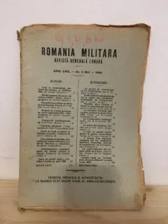 Romania Militara Anul LVIII Nr. 5 Mai 1926