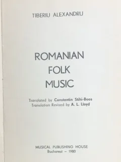 Romanian folk music  - Tiberiu Alexandru