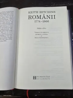 Romanii 1774-1866 - Keith Hitchins
