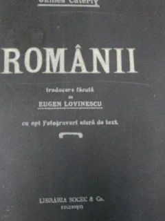 ROMANII- JAMES CATERLY CU 8 FOTOGRAFII AFARA DE TEXT