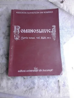 ROMANOSLAVIC, SERIE NOUA, VOL.XLVI, NR.1  (CARTE IN LIMBA ENGLEZA)