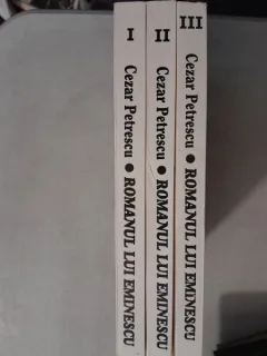 Romanul lui Eminescu - Cezar Petrescu 3 volume