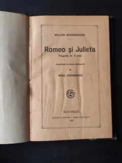 ROMEO SI JULIETA - W.SHAKESPEARE