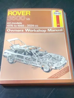 ROVER 3500. OWNERS WORKSHOP MANUAL - J.H. HAYNES  (CARTE IN LIMBA ENGLEZA)