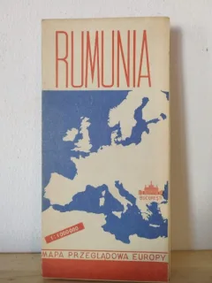 Rumania - Mapa Przegladowa Europy
