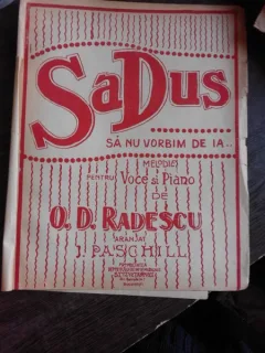 S-A DUS, SA NU BORBIM DE EA, MELODIE PENTRU VOCE SI PIAN - O.S. RADESCU