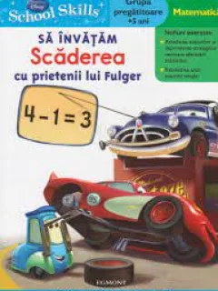 Sa invatam scaderea cu prietenii lui Fulger, grupa pregatitoare +5 ani