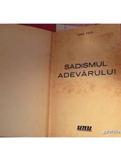 SADISMUL ADEVARULUI - SASA PANA