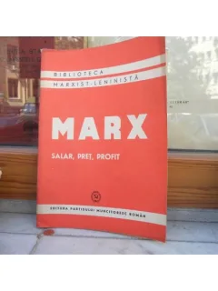 SALAR , PRET , PROFIT , KARL MARX
