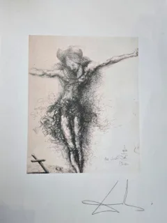 Salvador Dali - The sufferings of  Don Quijote, litografie originala