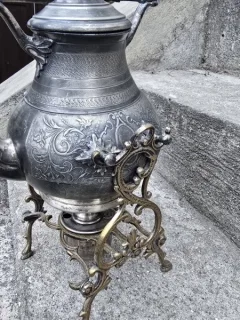 Samovar WMF (marcat Geislingen).plus  5 pahare de ceai model WMF 1890–1915