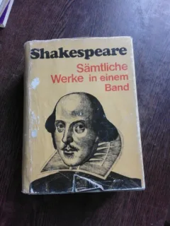 SAMTLICHE WERKE IN EINEM BAND - SHAKESPEARE  (CARTE IN LIMBA GERMANA)