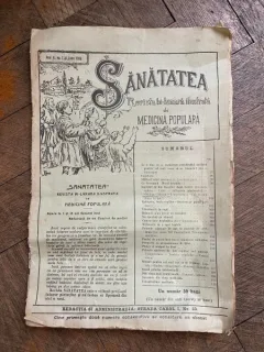 Sanatatea (Anul VI Nr. 7 1906)