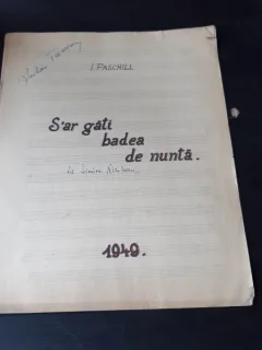 S'AR GATI BADEA DE NUNTA - I. PASCHILL  (CU SEMNATURA BARITONULUI SERBAN TASSIAN)