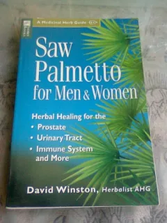 SAW PALMETTO FOR MEN & WOMEN - DAVID WINSTON  (CARTE IN LIMBA ENGLEZA)