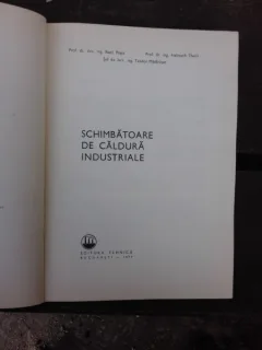 SCHIMBATOARE DE CALDURA INDUSTRIALE - BAZIL POPA