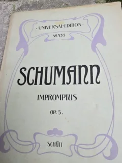Schumann, Impromptus OP.5 partitura