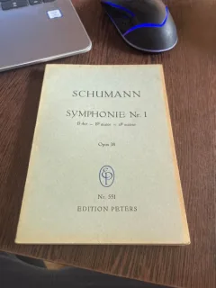 Schumann Symphonie Nr. 1 B dur B major si2 majeur Opus 38