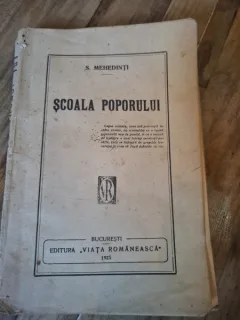 Scoala poporului - S. Mehedinti