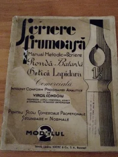 SCRIERE FRUMOASA- MANUAL METODIC DE SCRIERE-VIRGIL CONDOIU