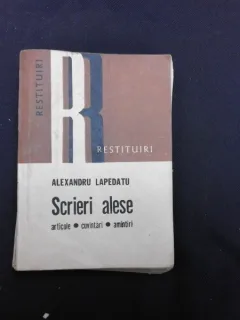 SCRIERI ALESE - ALEXANDRU LAPEDATU