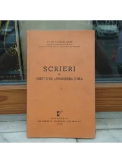 Scrieri de drept civil si procedura civila , Ovid Sachelarie , 1938