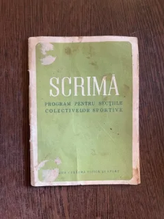 Scrima. Program pentru sectiile colectivelor sportive