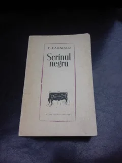 SCRINUL NEGRU – G. CALINESCU  (CU DEDICATIA AUTORULUI)