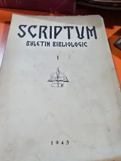 Scriptum Buletin Bibliologic I 1943