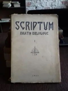 SCRIPTUM. BULETIN BIBLIOLOGIC