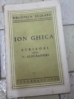Scrisori catre V. Alecsandri - Ion Ghica