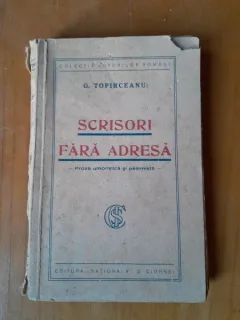 SCRISORI FARA ADRESA - G. TOPIRCEANU