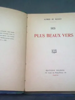 SE PLUS BEAUX VERS - ALFRED DE MUSSET  (CELE MAI FRUMOASE POEZII)