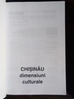 Secolul 21. Chisinau, dimensiuni culturale