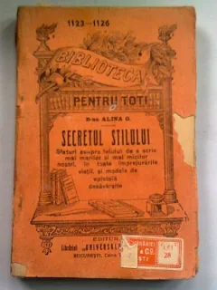 SECRETUL STILULUI - ALINA G