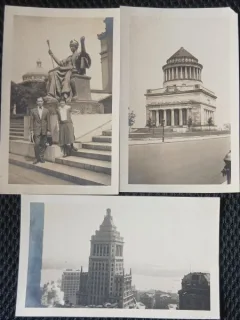 Set de 3 fotografii, vederi din New York, 1925