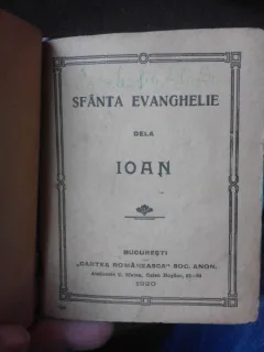 SFANTA EVANGHELIE DE LA IOAN